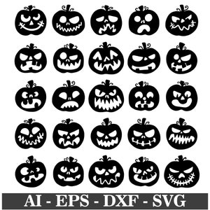 Pumking SVG, Pumking Faces svg, Ghost svg, Happy halloween SVG, Halloween SVG,Halloween Witch svg, ai, pdf, eps, svg, png