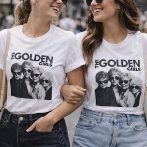 80s Sitcom The Golden Ladies TShirt Retro 80s Miami Ladies Tee, Cheesecake Night, Besties, Sophia Dorothy Blanche Rose Nostalgic TV Fan Gift