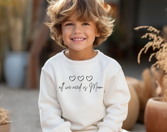 Youth Sweatshirt for Kid on Mothers Day Gift for Mom Pullover