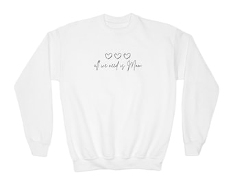 Jugend Sweatshirt für Kind am Muttertag Geschenk für Mama Pullover