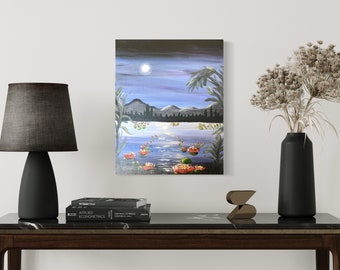 Midnight Moonlight Painting