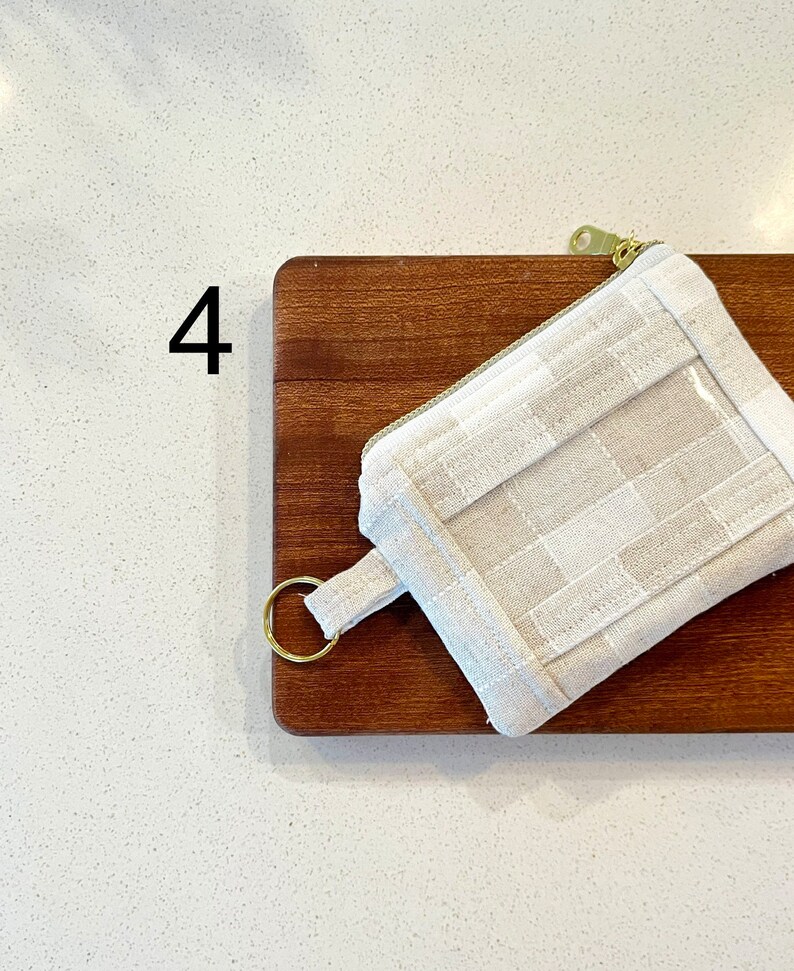 ID Keychain Wallet Trendy Coin Purse Student ID Holder Etsy