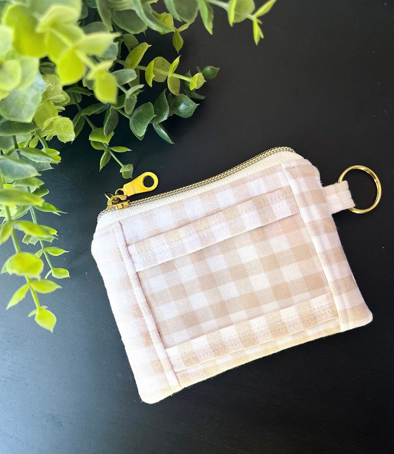 ID Keychain Wallet Trendy Coin Purse Student ID Holder Etsy