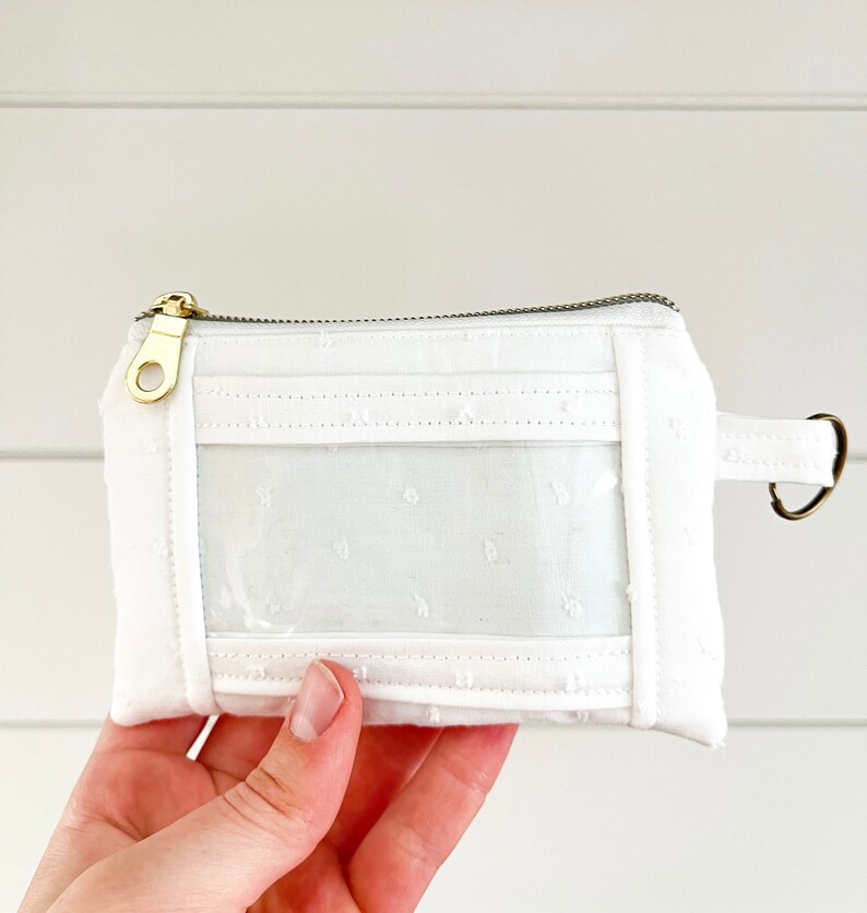 ID Keychain Wallet Trendy Coin Purse Student ID Holder Etsy