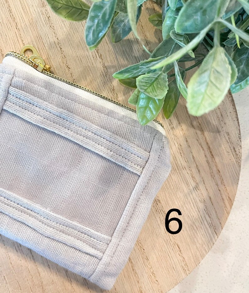 ID Keychain Wallet Trendy Coin Purse Student ID Holder Etsy