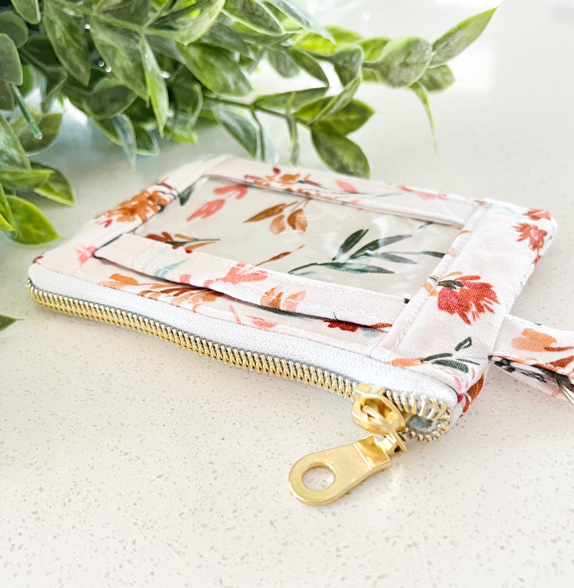 ID Keychain Wallet Trendy Coin Purse Student ID Holder Etsy