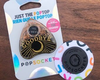 Resin Ouija Planchette PopGrip™: Witchy Goth Phone Grip