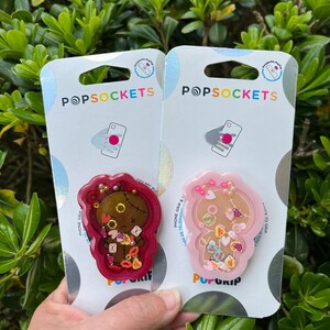 VooDoo Doll Shaker PopGrip™: Resin Phone Grip with Hearts