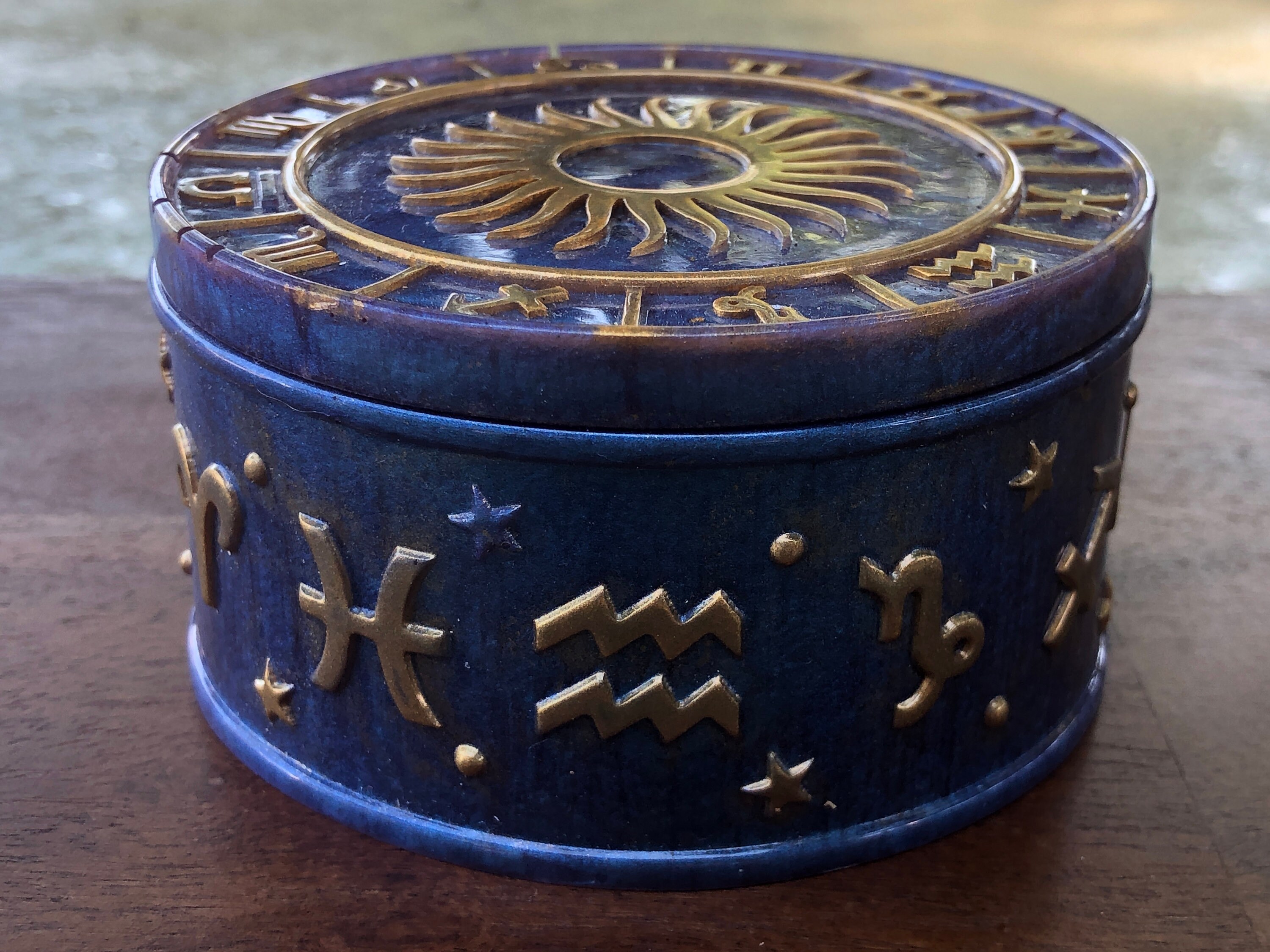 Zodiac Jewelry Box zodiac Storage BoxJewelry BoxTrinket Etsy