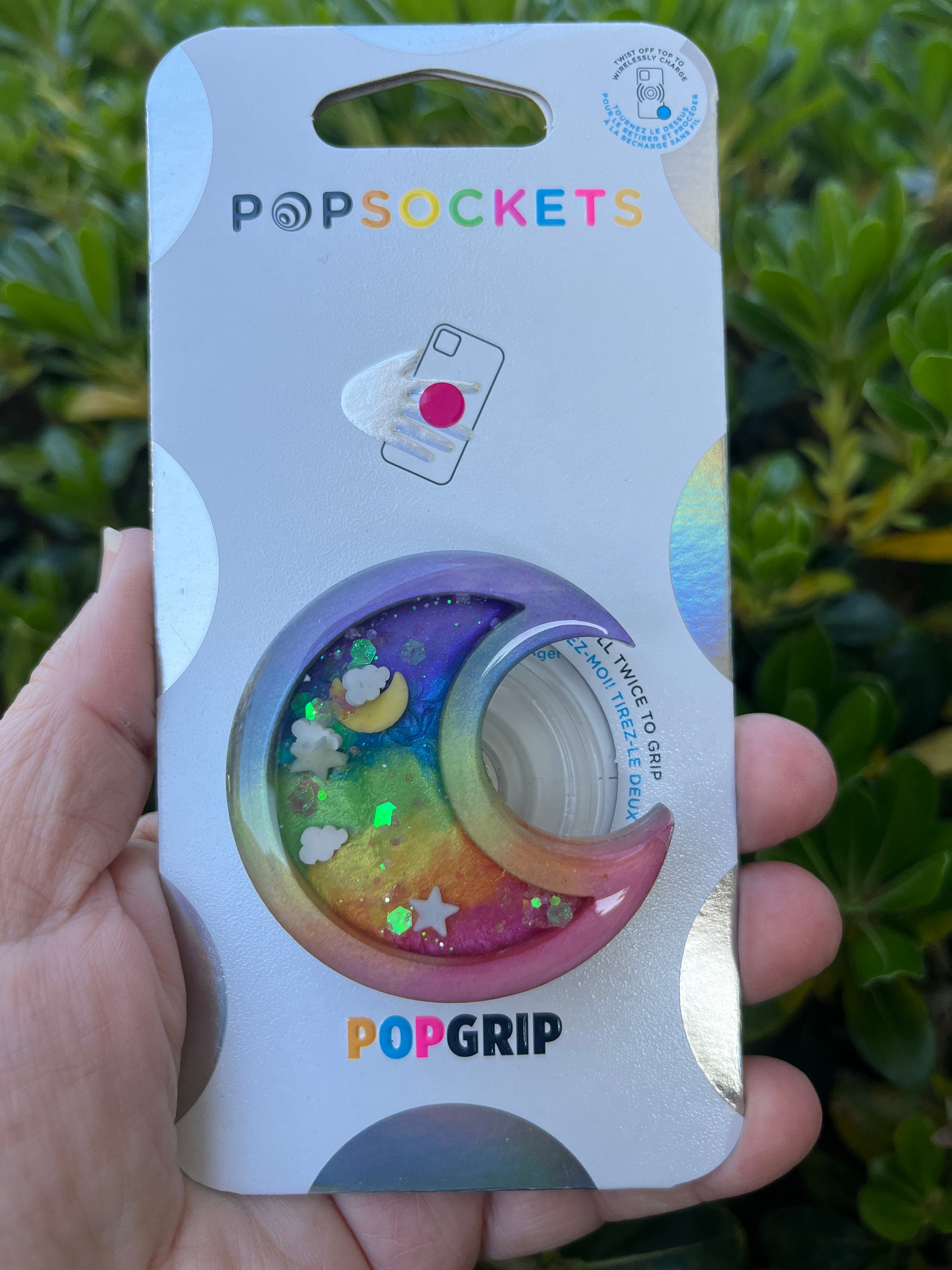 Boho Chic Floral Pattern Mixed Flowers Bouquet PopSockets