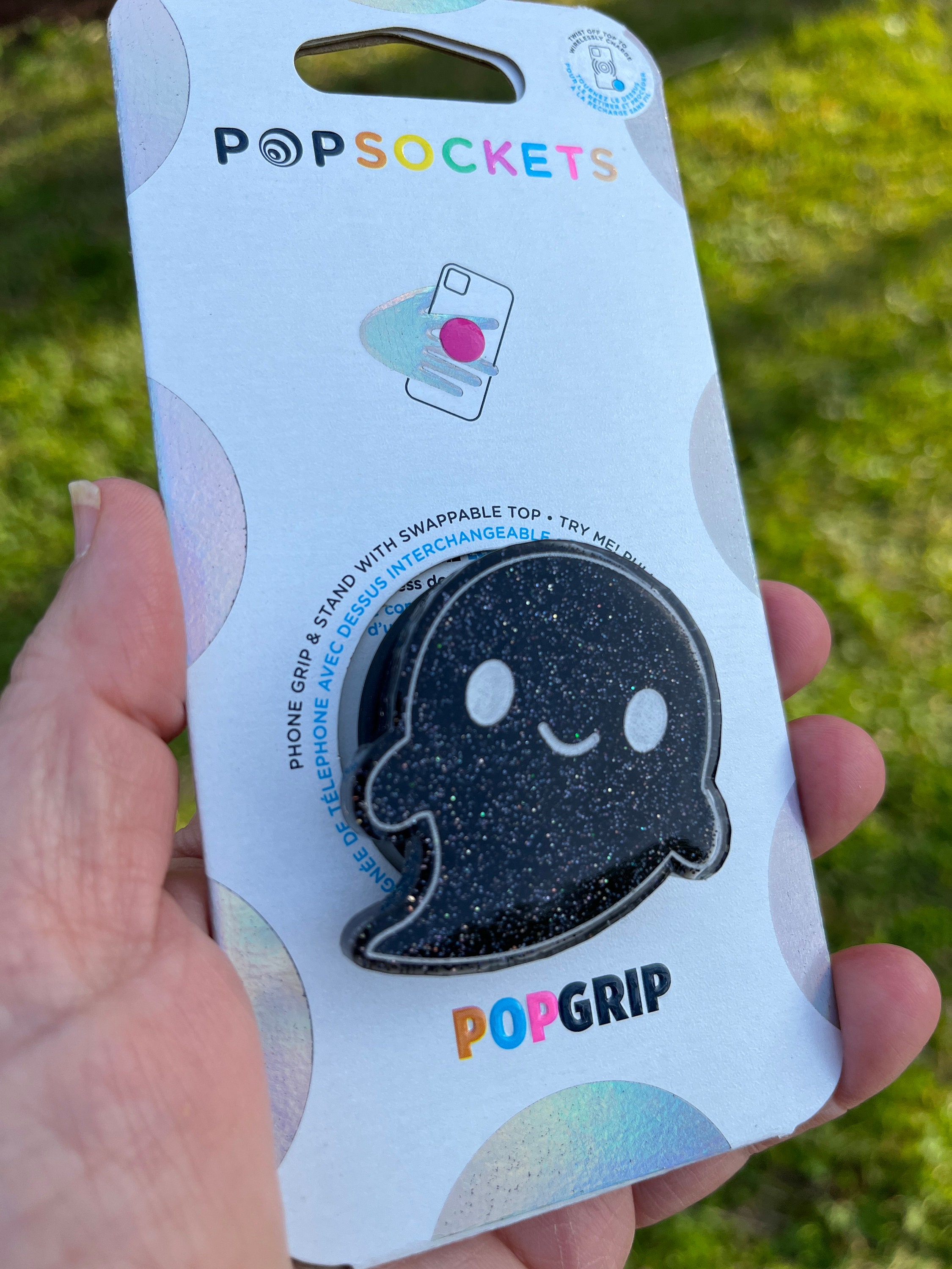 Popsockets For Gold Heart Holographic Popsocket- Glitter Resin Pop