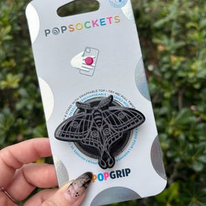 PopSockets Phone Grip Stand Electric Blue Squishy Popper POPGRIP Popsocket