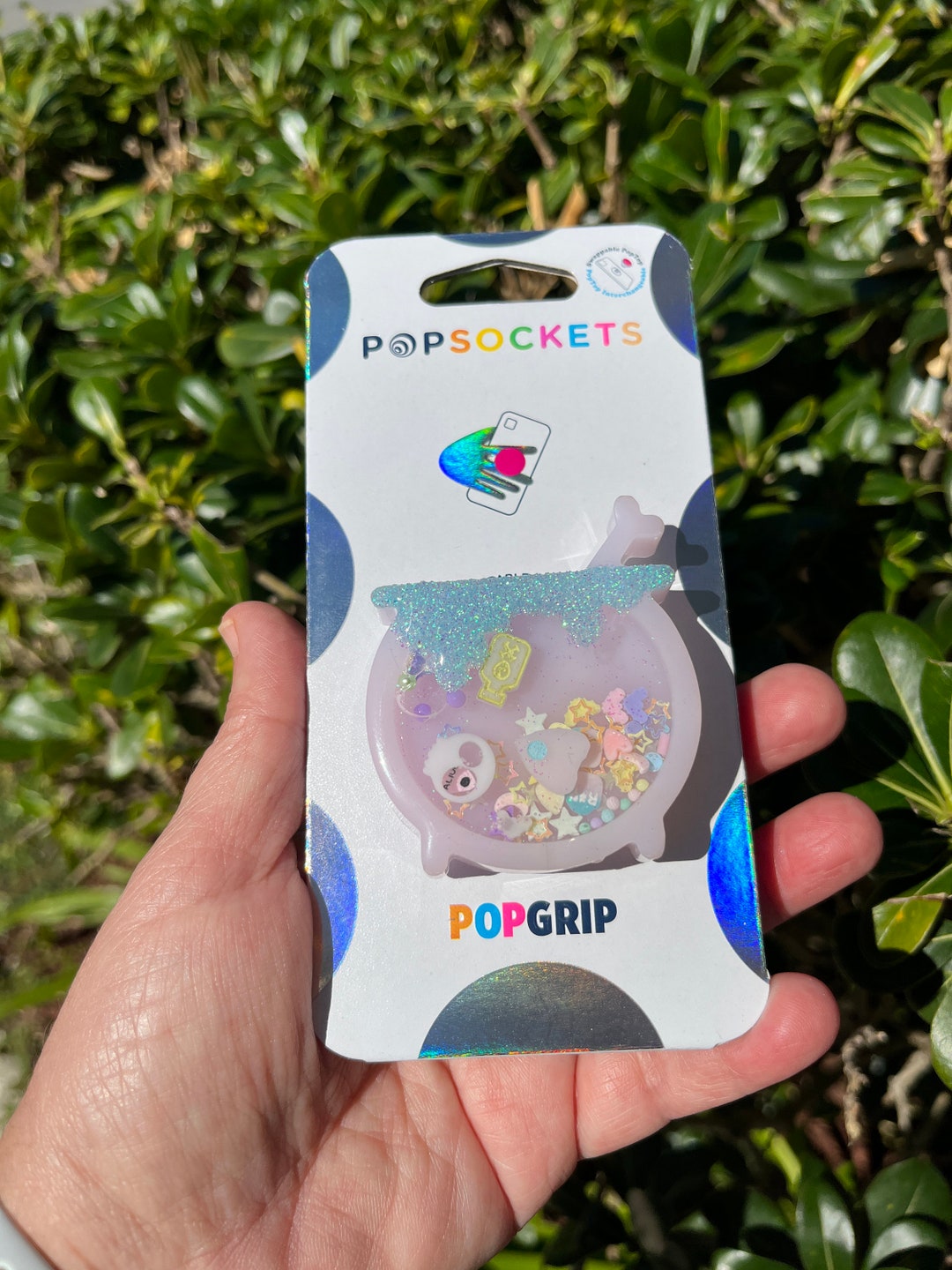 Pastel Witch Cauldron Shaker Popsocket™, Witch Cauldron Popgrip