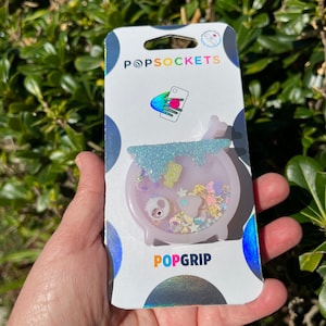 Pastel Witch Cauldron Shaker PopGrip™: Swappable Phone Grip