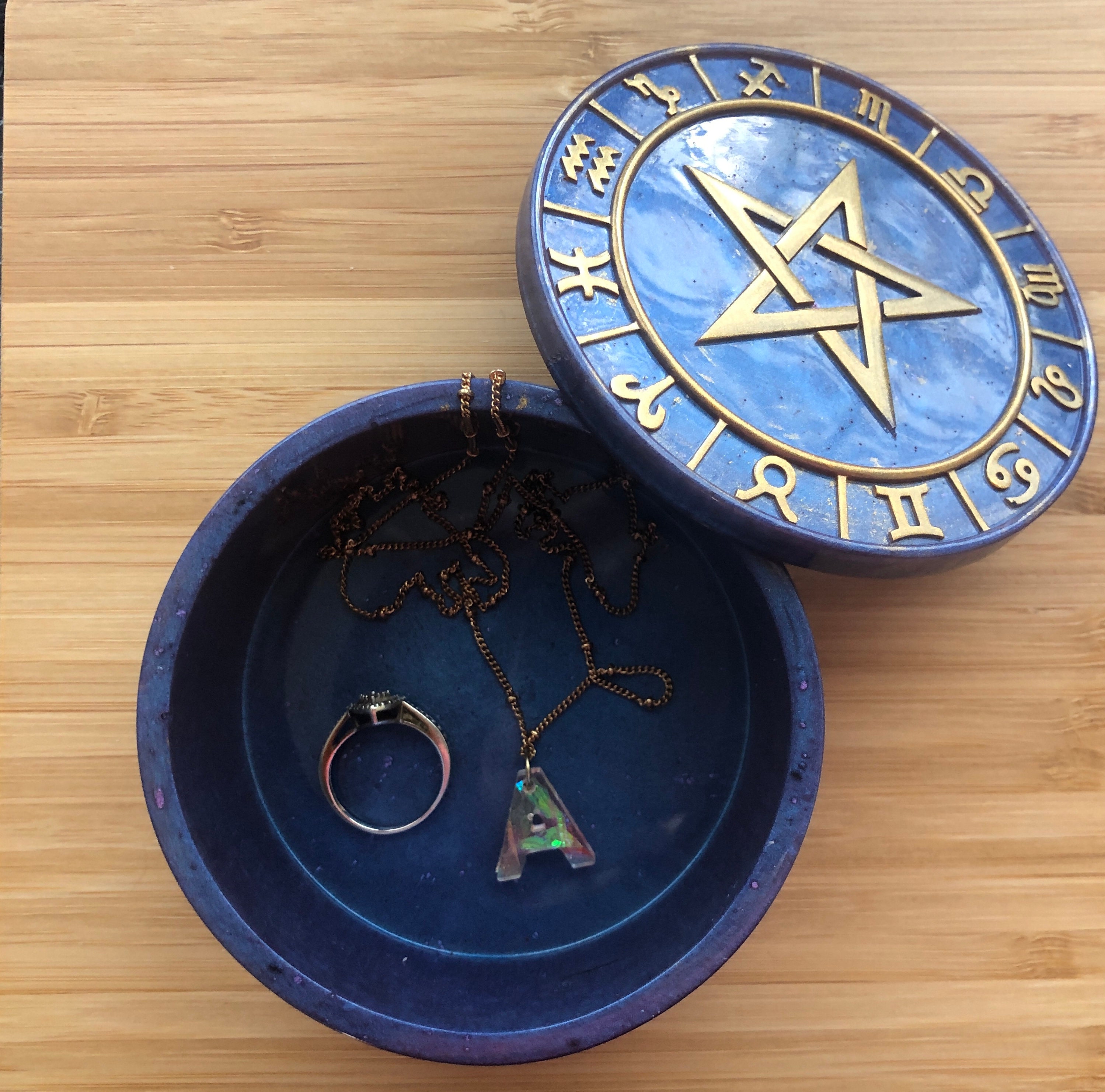 Zodiac Jewelry Box zodiac Storage BoxJewelry BoxTrinket Etsy