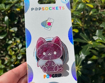 Bande Dessinée Café Chat PopSockets PopGrip Adhésif