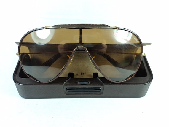 Vintage Rayban Wings Leather Sunglasses (1980’s)