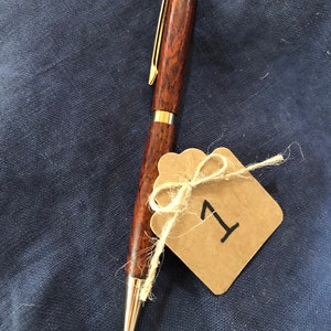 Hand turned wood pen