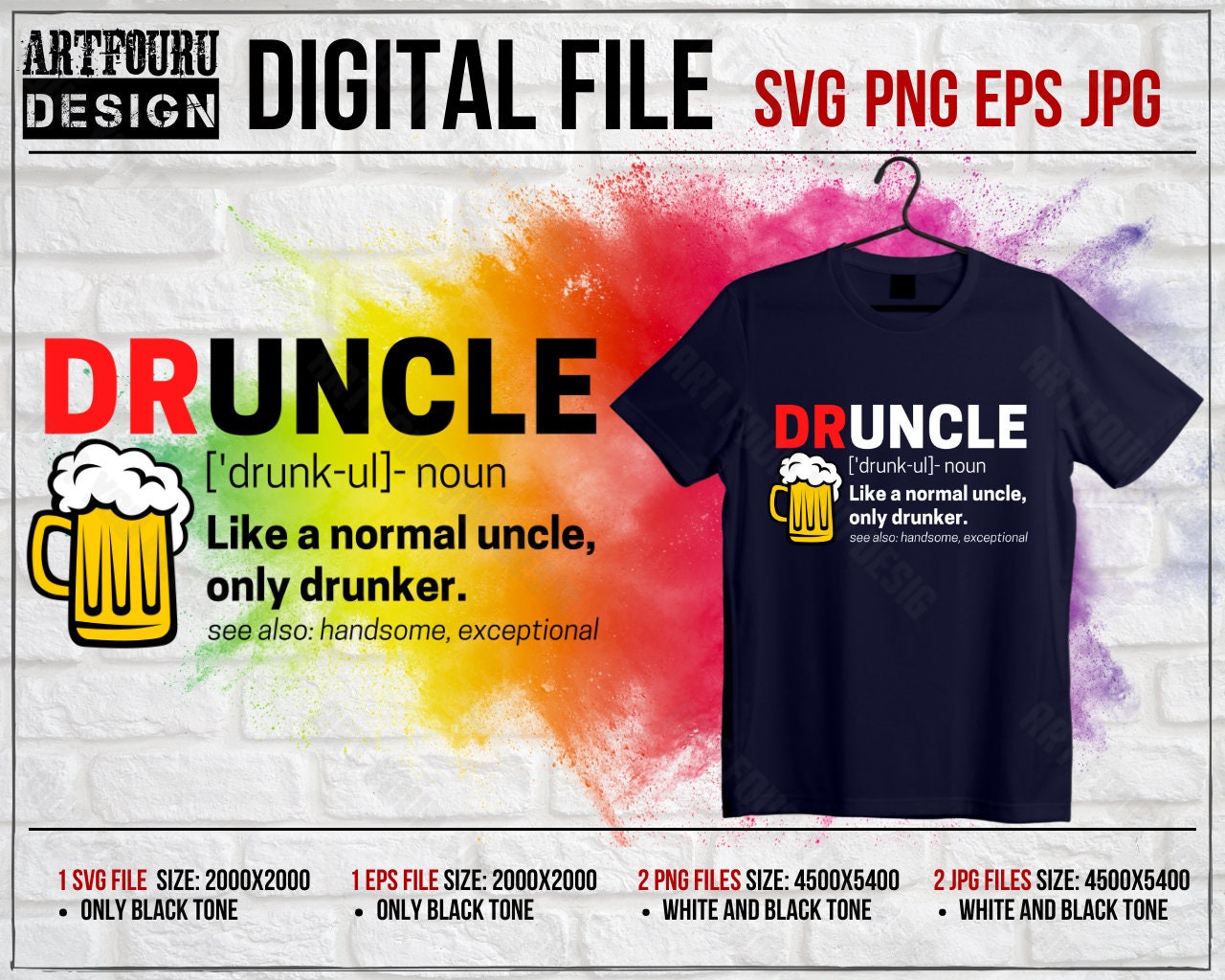 Download Druncle Svg Uncle Svg Drunkle Svg Drunkle Definition Funny Etsy