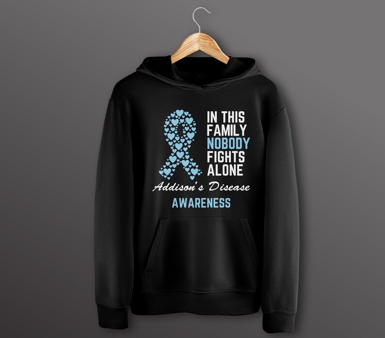 Addison's Disease Awareness Svg, in This Family Nobody Fights Alone T ...