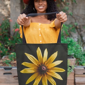 Flowers Yellow Flowerbed Tote Bag Purse Handbag For Women Girls Flowers Yellow Flowerbed Tote Bag Purse Handbag For Women Girls