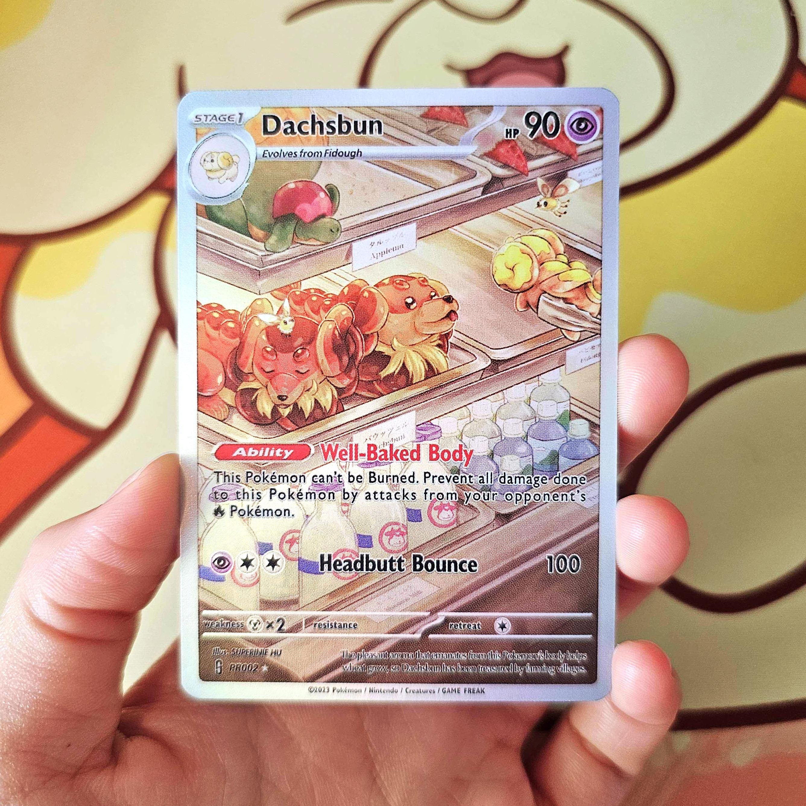 dachsbun pokemon card Amazon.com: Pokemon - Dachsbun ex 160/142 - Stellar Crown