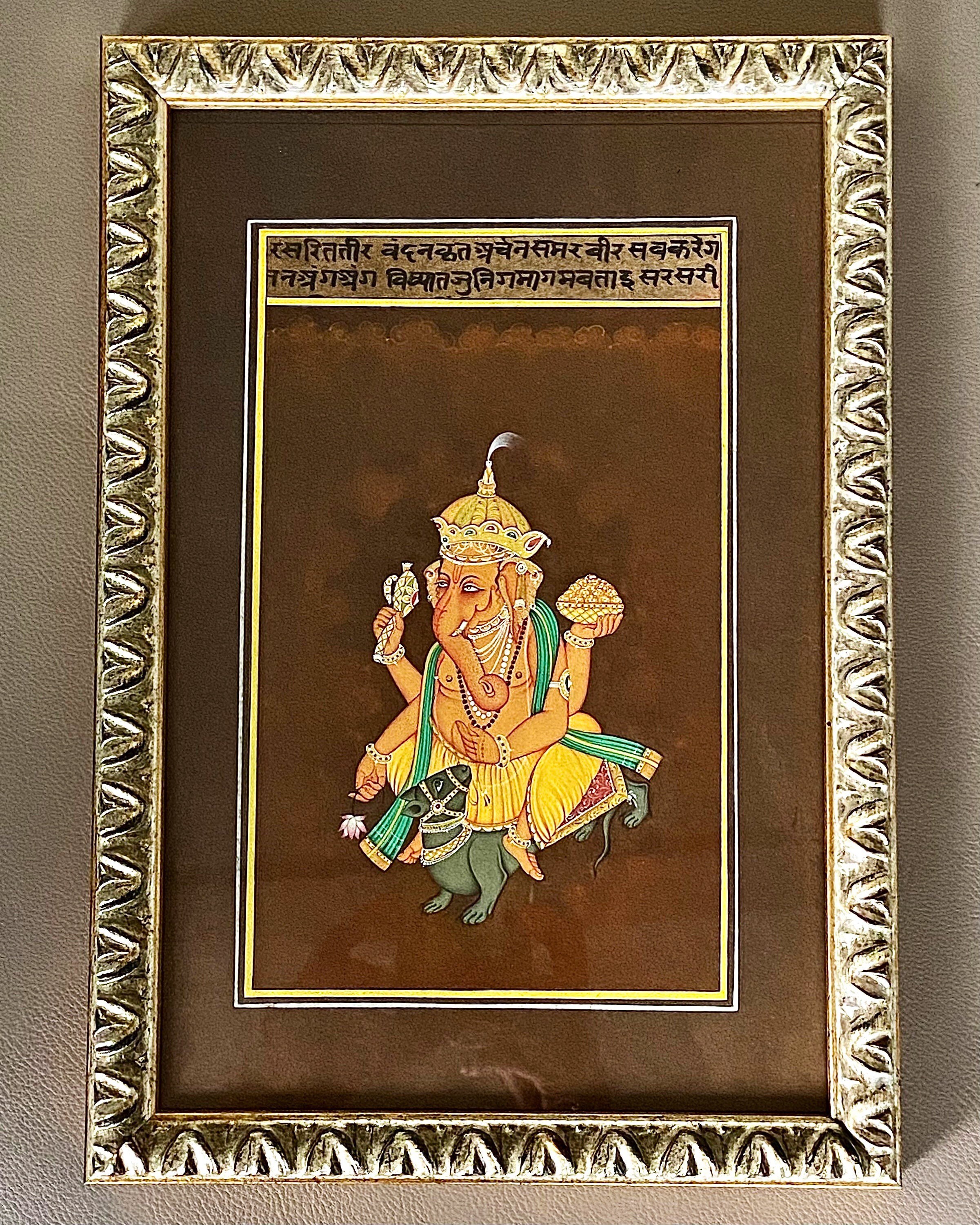 Cadre en Bois Scintillant Allemand Vintage avec Verre. Fabuleux Cadre Photo Sculpté Doré et Argenté 