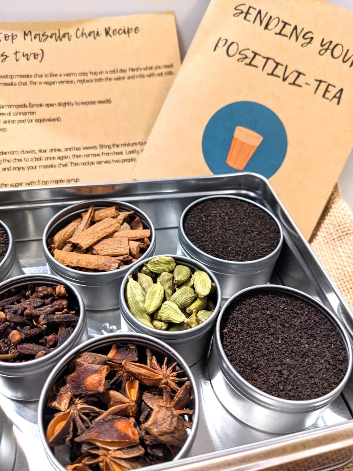 DIY Chai tea Kit Gift Set Makes 2025 Cups Authentic Recipe and