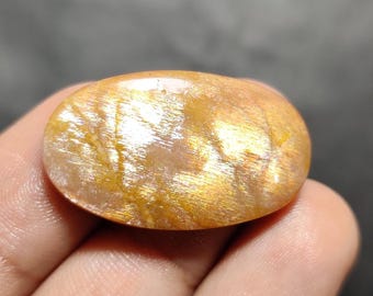 Rainbow Lattice Sunstone Oval Shape for making Jewelry.