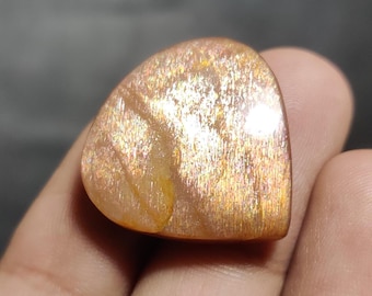 Rainbow Lattice Sunstone Heart Shape for making Jewelry.
