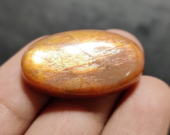 Rainbow Lattice Sunstone Oval Shape for making Jewelry.