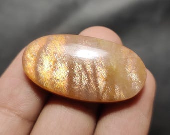 Rainbow Lattice Sunstone Oval Shape for making Jewelry.