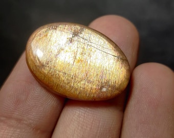 Rainbow Lattice Sunstone Oval Shape for making Jewelry.