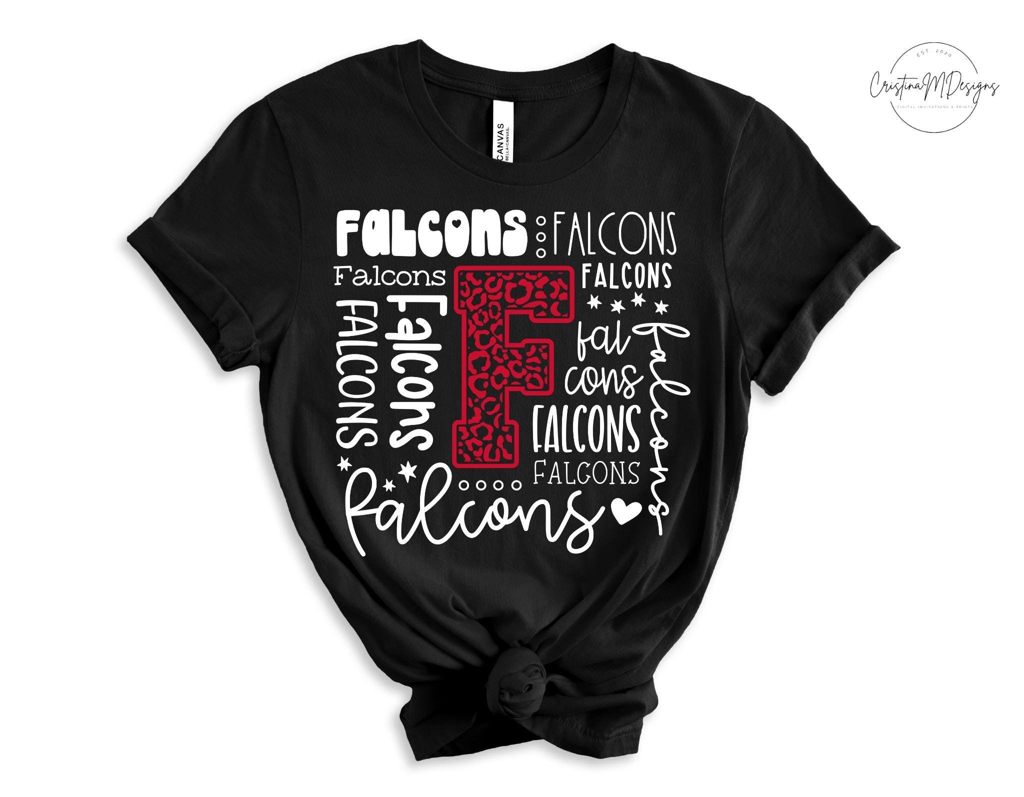 Falcons Football Shirt game Day Shirt football Fan Tee falcons Shirt high School Football Shirt college Football falcons Tee falcons Tshirt Etsy