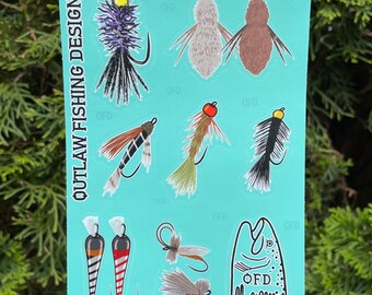 4”x6” Stillwater Fly Box Decals