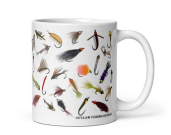 Favourite Flies Ceramic Mug