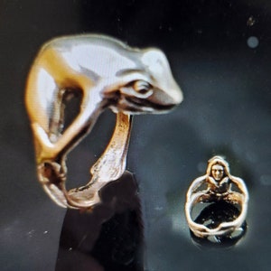 Animals Ring Lovely Piggy Golden Opening Ring, Fashion Rings