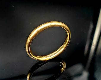 Vintage 18K Gold Tiffany& Co Wedding band ring