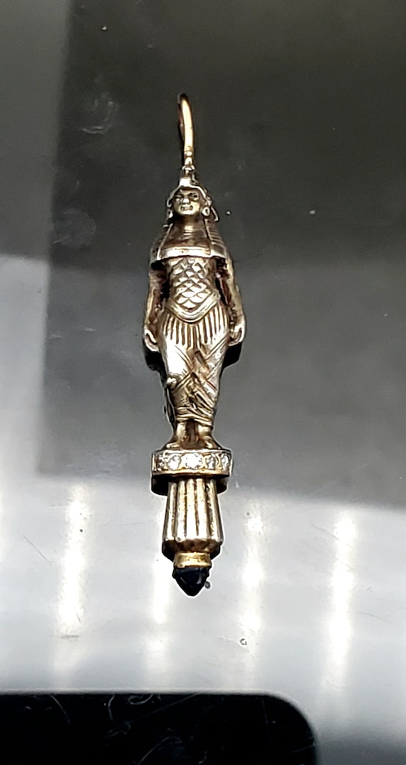 Beautifully detailed Vintage Silver and Gold Egypt