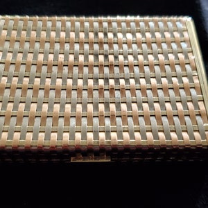 Incredible Pink and White14K Gold Cartier cigarette box