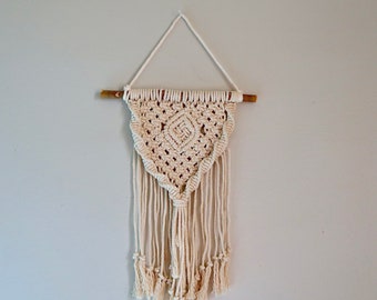 Small Macrame Wall Hanging , Boho , Nursery Wall Art , Mini Macrame wall hanging ,