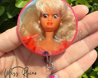 Funny Badge Reel | Cringe Doll WTF | Nurse Badge Reel Funny | ID Badge Holder | Nurse Gift | Nurse Badge Holder | ID Holder | Cute Badge
