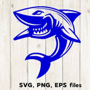 Shark SVG Cut File - Shark Jaws SVG - Shark Silhouette - Shark Clipart - Shark Vector - Printable - Digital File - Shark cut files predator