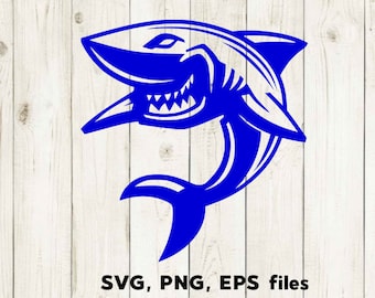 Shark SVG Cut File - Shark Jaws SVG - Shark Silhouette - Shark Clipart - Shark Vector - Printable - Digital File - Shark cut files predator