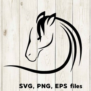 Horse SVG,horse head svg, beautiful horse svg file for cricut and silhouette, horse svg, eps and png instant download