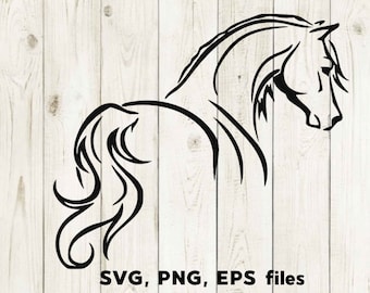 Horse SVG,horse head svg, beautiful horse svg file for cricut and silhouette, horse svg, eps and png instant download