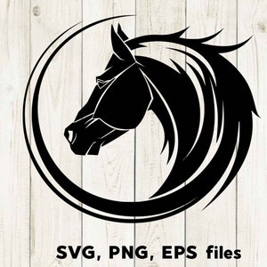 Horse SVG,horse head svg, beautiful horse svg file for cricut and silhouette, horse svg, eps and png instant download