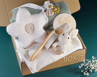 Newborn Boy Girl Gift, Baby Boy Gift, New Baby Boy Gift Box, Baby Shower Gift Basket, Gender Neutral, Expecting Mom New Parents Gift Hamper