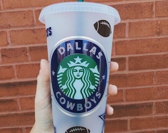 Dallas Football Starbucks Cold Cup