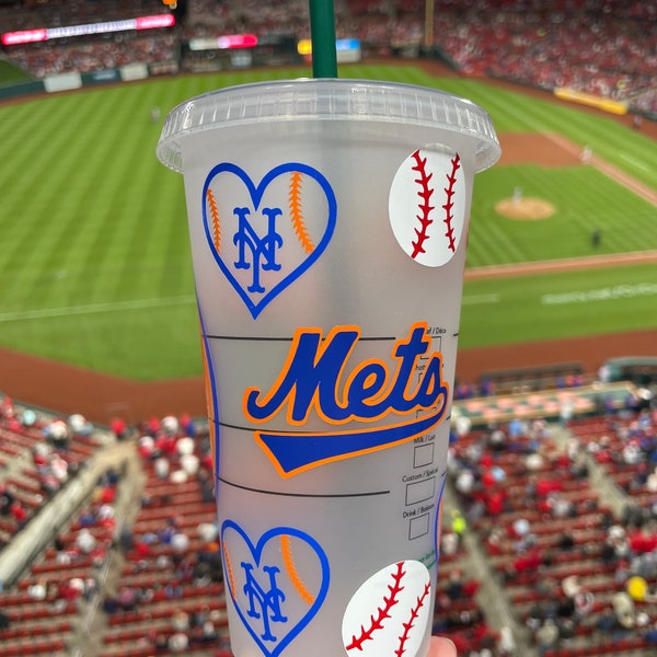 New York Baseball Starbucks Cold Cup